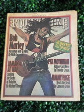 Bob Marley Rolling Stone Magazine Rastaman Issue 219, August 12 1976