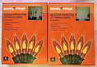 Spooky Village 10 Count Flickering C7 Flame Halloween Lights - 2 Sets of Lights