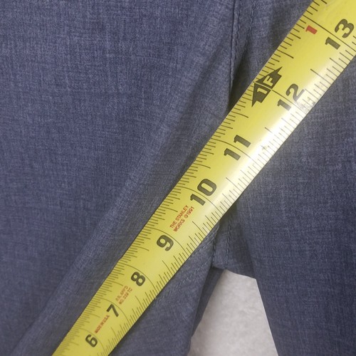 Volcom graue Bermuda Freizeitshorts für Herren Größe 36 flache Vorderseite neu ohne Etikett feuchtigkeitsableitender Stoff - Bild 14 von 15