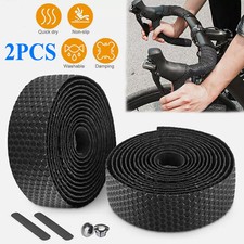2Pcs Bicycle Handlebar Tape Non-Slip Silica EVA Road Bike Handle Bar Wrap Straps