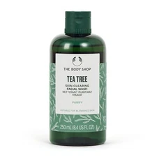 The Body Shop Tea Tree Skin Clearing Facial Wash – Purifying Vegan Face Wa