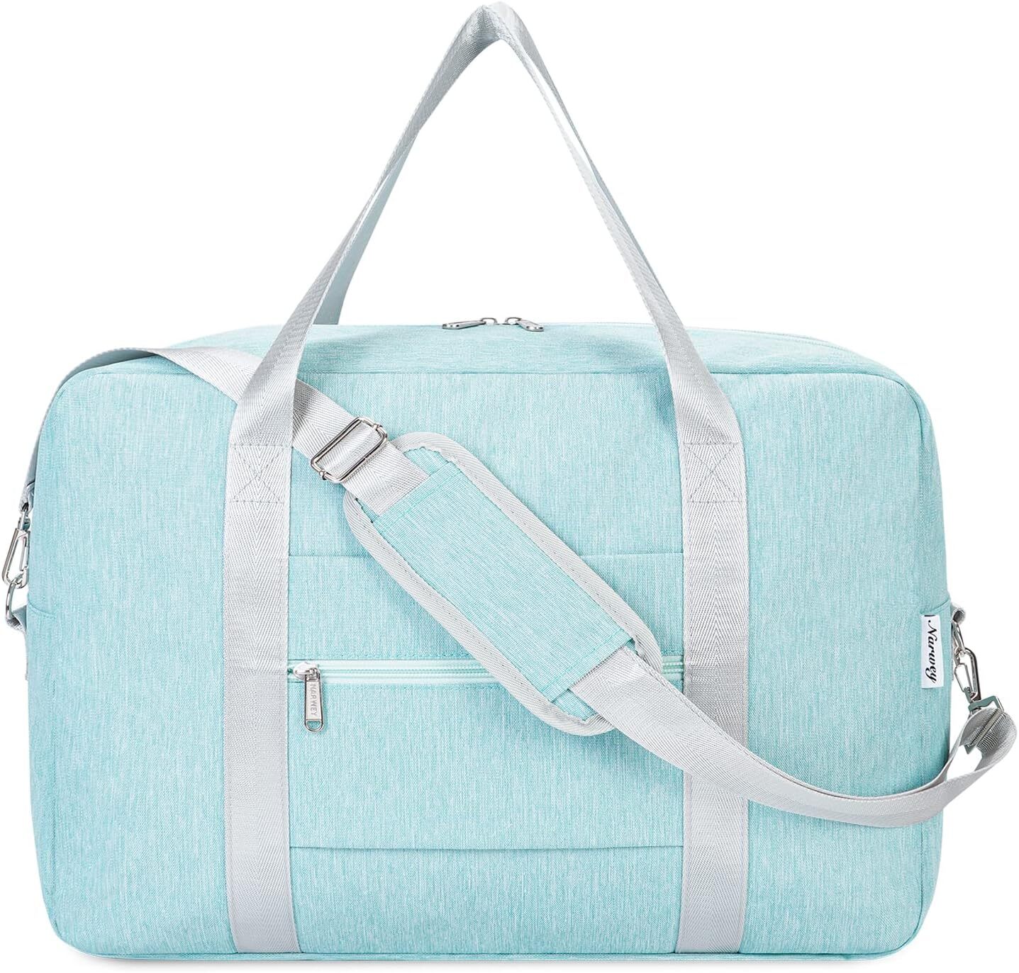 For Spirit Airlines Personal Item Bag 18x14x8 Foldable Travel 25L, Mint Green