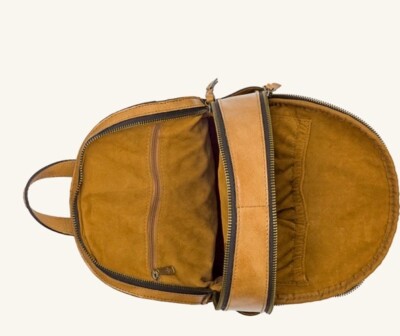 Patricia Nash Woven Collection Jacini Brown Leather Backpack  display picture 3
