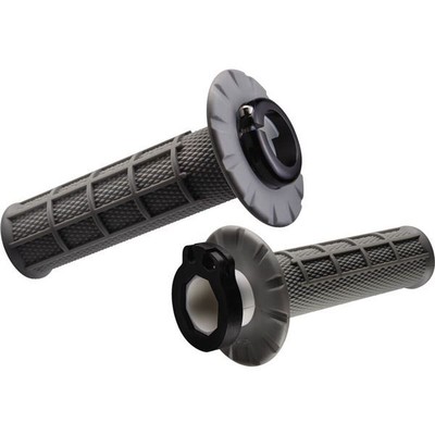 ODI - H36HWG - V2 Lock-On 1/2 Waffle Grips, Gray