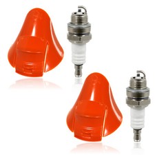 Spark Plug Shroud Cap Cover fits STIHL TS400 Cut Off Saw + Spark Plug x 2