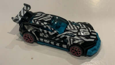 Black White Stripes Track Ripper FJV42 Hot Wheels Toy Diecast Car