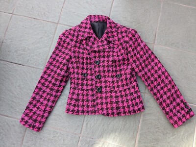 Hobbs Vintage Pink Tartan Jacket