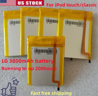 LG 3800mAh Battery Upgrade Replacement for iPod Classic 6th 7th Video 5th Lot 