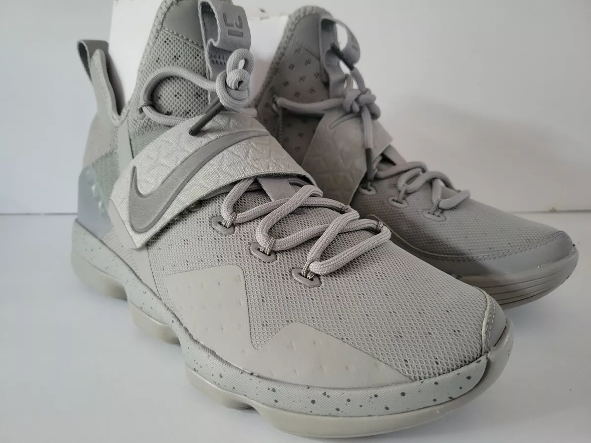 Nike Lebron James XIV 14 argent blanc r fl chissant gris 852405 007 taille 9 5