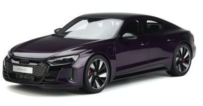 Modèle Réduit Voiture Audi RS E-Tron GT 2021 - Échelle 1:18 - Couleur Violet - Marque GT Spirit - Neuf