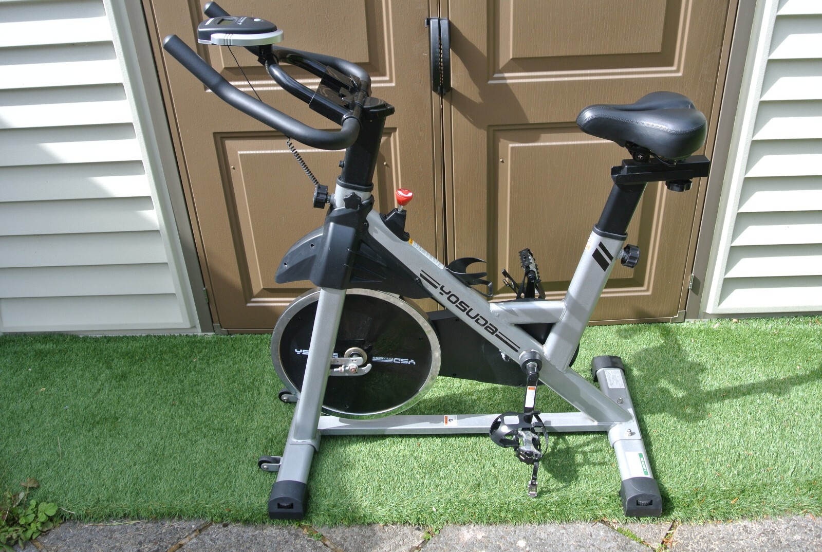 Yosuda Stationary Exercise Bike Training Fitness w/LCD Monitor low
