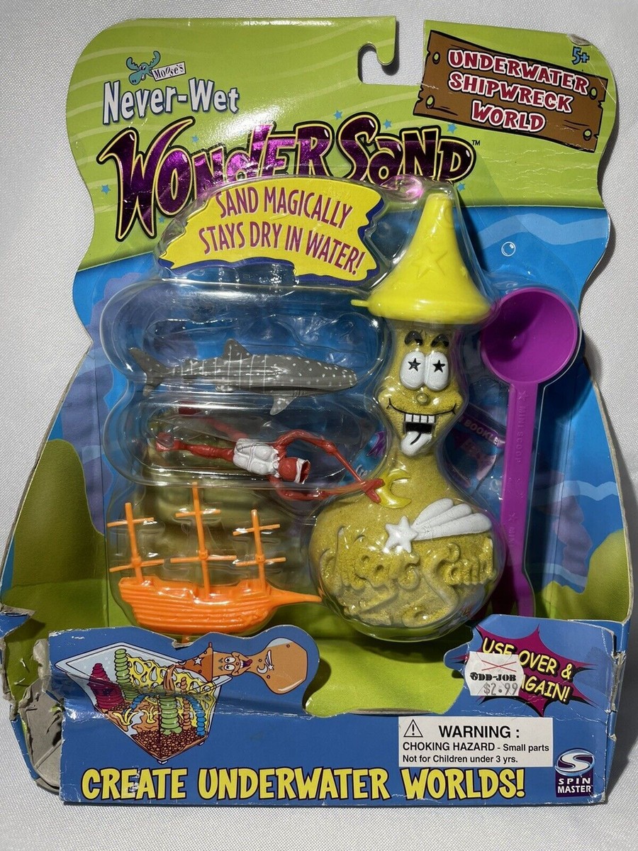 置物 mschf 5000yen Moose's Never-Wet Wonder Sand Underwater Shipwreck World Playset