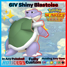 ✨Shiny Blastoise 6IV✨ Pokemon Scarlet & Violet 🚀Fast🚀Indigo Disk DLC