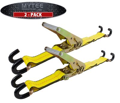 (2 Pack) Steering Wheel Lock with Coated Claw Hooks for Wrecker Tow Truck