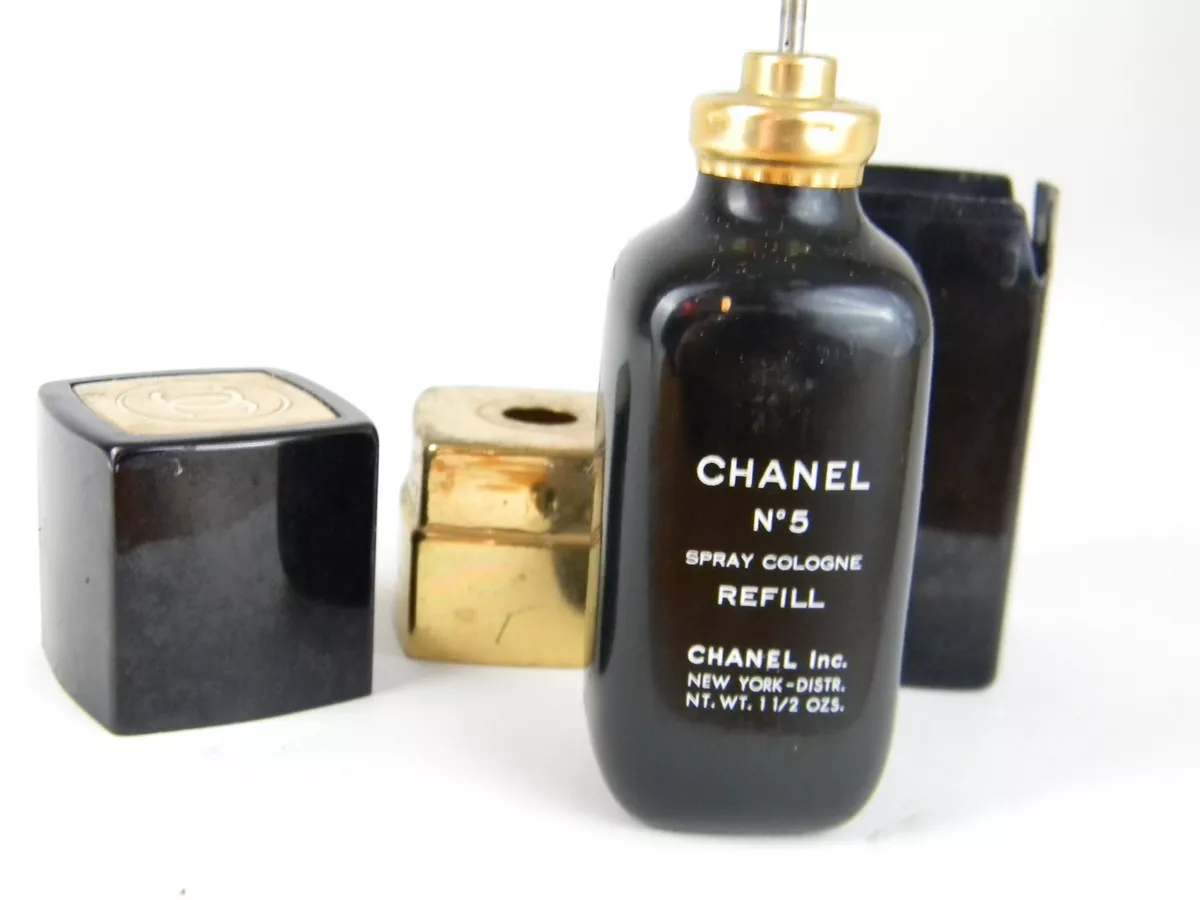 Vintage Chanel No. 5 Original Bottle 1.5 oz Perfume Refillable Eau De  Cologne