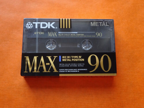 1x TDK MA-X 90 MC Kassette Tape 1990 NEU und OVP - Bild 1 von 2