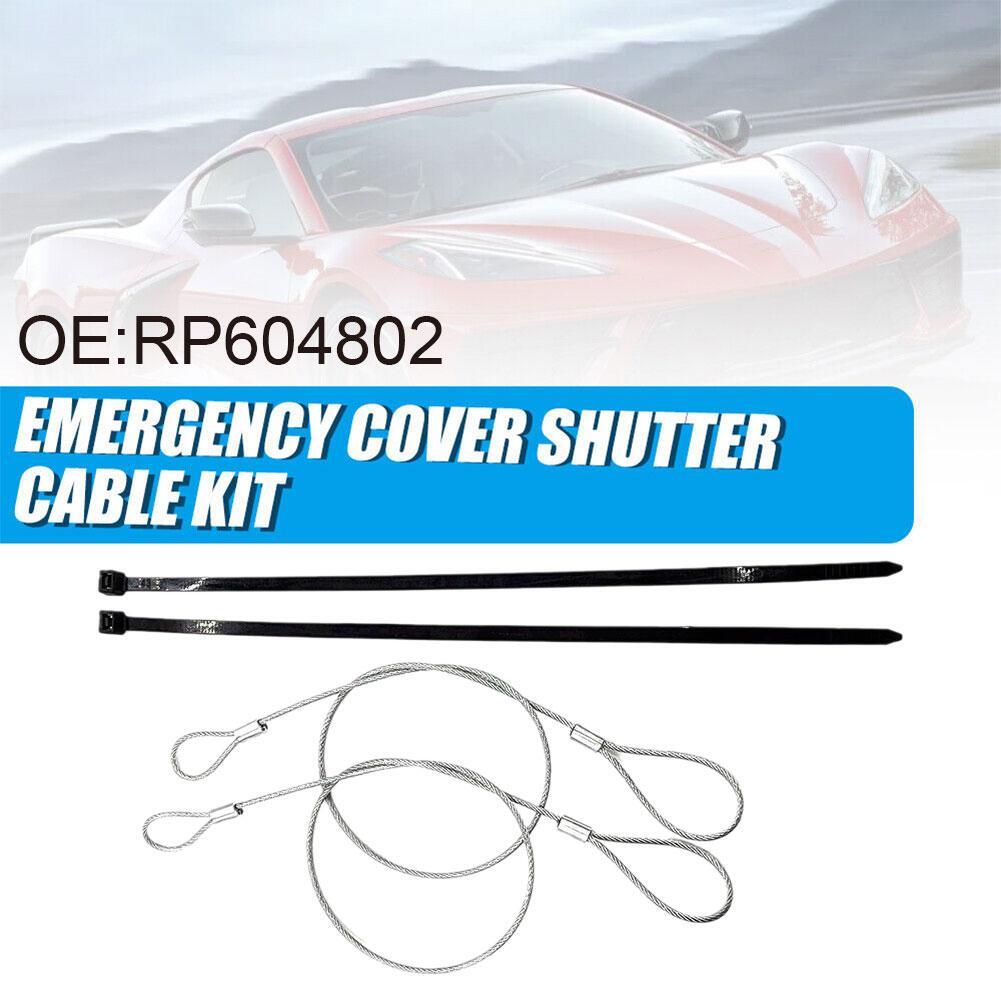 2X Emergency Hood Release Cable Kit For 19841996 Corvette C4 RP604802