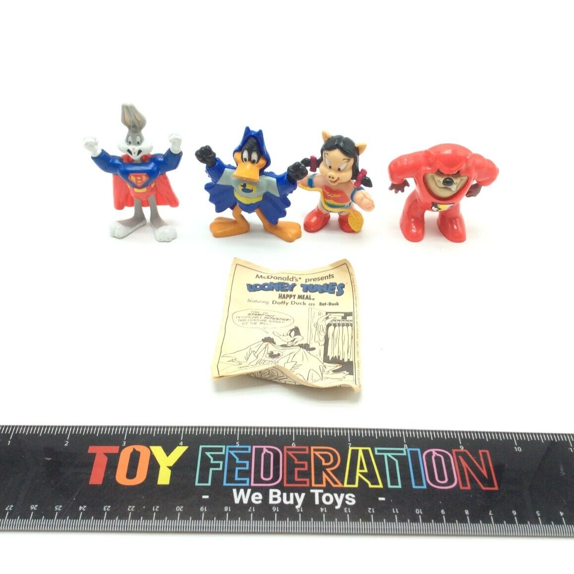 Figurine McDonald's Happy Meal 1991 - Super Looney Tunes Série Complète