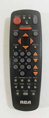 RCA Remote Control CRK 91FF1 VCR TV Original