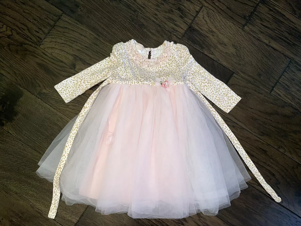 Peach colour store baby dress