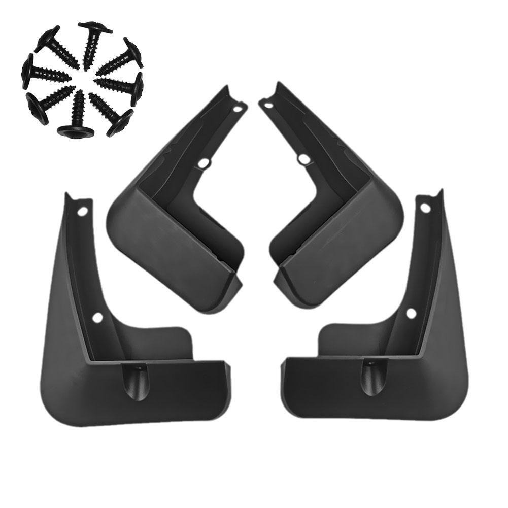 4pcs w/ Screws Car Black Mud Flaps Mudguard Fender Cover Trim for KIA