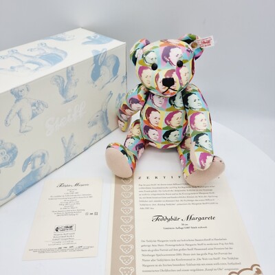 Steiff 037191 Teddybär Margarete Pop-Art 30 cm limitierte Auflage von 2007 Stück