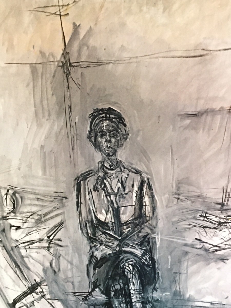 Alberto Giacometti Line Drawing 1974 | eBay