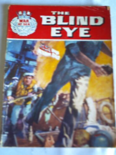 WAR AT SEA PICTURE LIBRARY #25. THE BLIND EYE. FLEETWAY 1963. - Photo 1/3