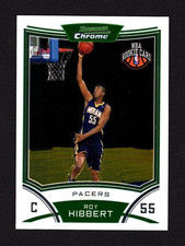 2008-09 Bowman Chrome #126 Roy Hibbert Pacers Georgetown NBA ROOKIE Card MINT  