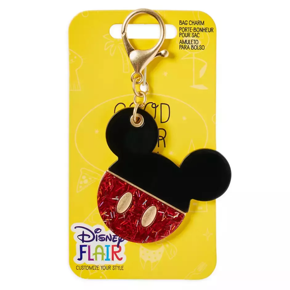 Disney Mickey Mouse Icon Flair Bag Charm NEW