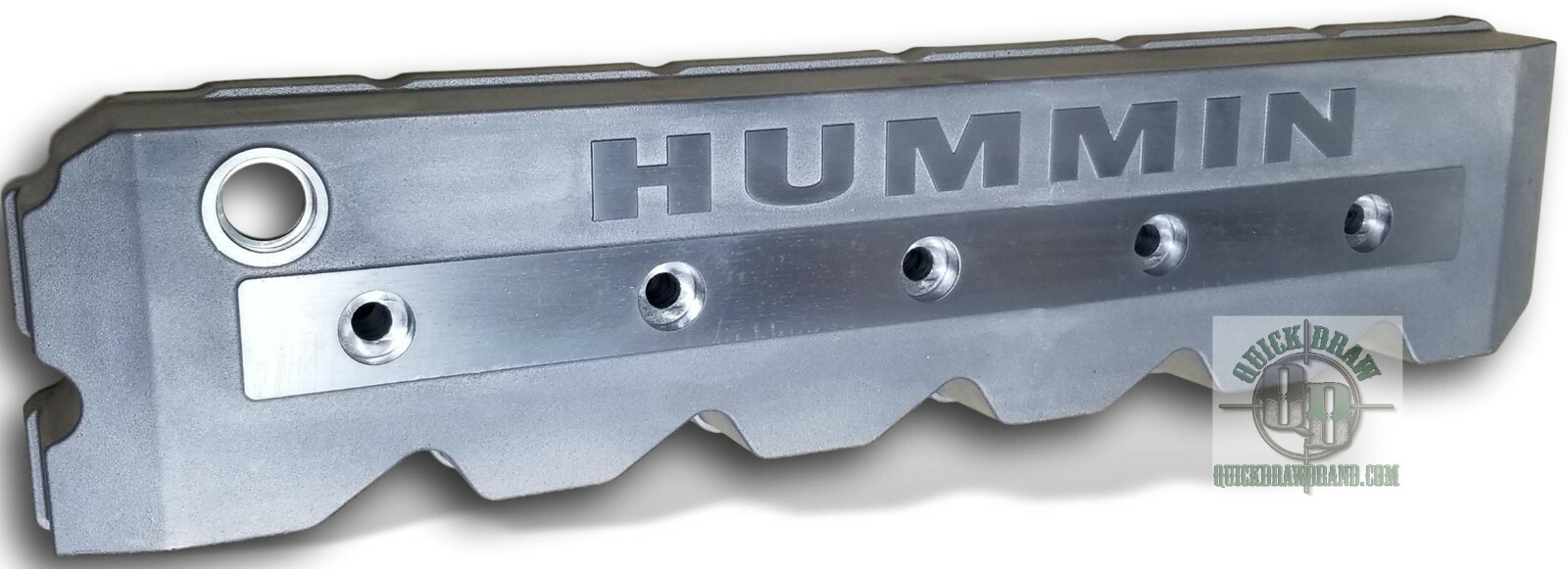62 Hummin HUMMIN bare aluminum Valve cover that fits the 24 Valve Cummins 5.9 98. ...