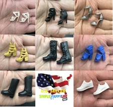 1/12 heels shoes boots / TBLeague PHICEN 6" Female Male figure Barbie doll ❶USA❶