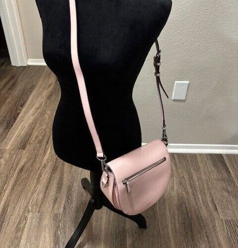 Rebecca Minkoff Astor Saddle Ballet Slipper Pink Crossbody Bag NWT - Picture 2 of 9