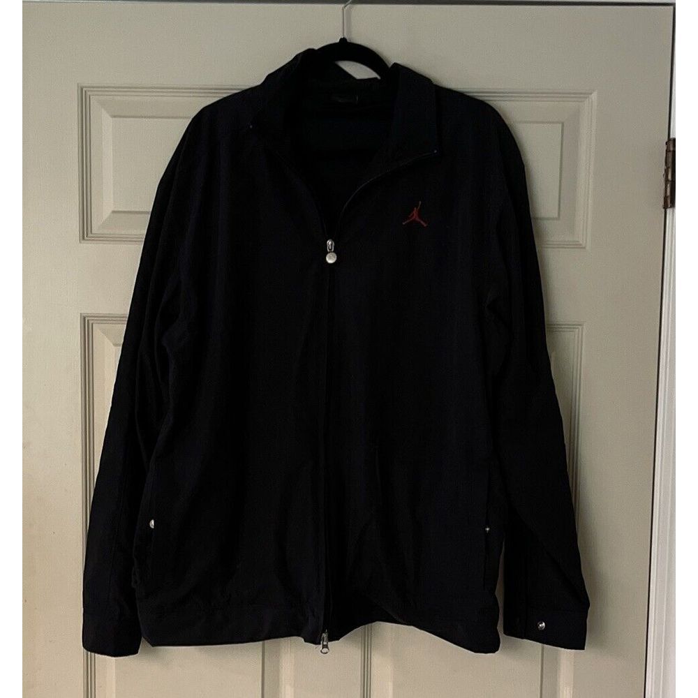 Men's Vintage Black Nike Air Jordan Lightweight Jacket Sz L RN