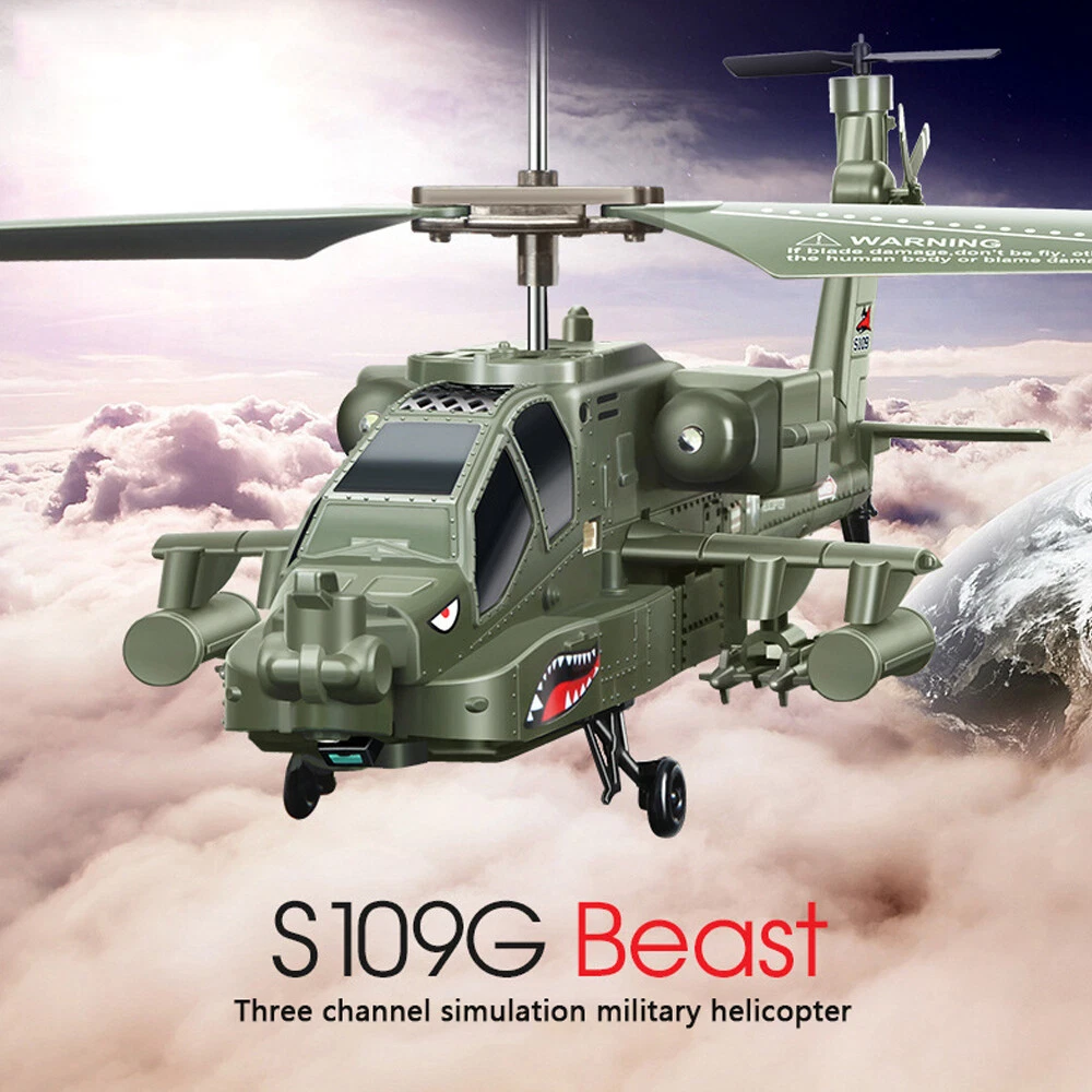 Syma S109G 3.5Ch Remote Control Led Light RC Toy Helicopter Drone with Gyro Gift