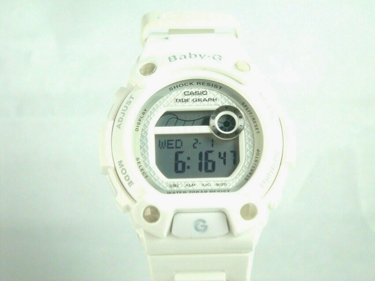 Casio BLX103-7 (3265) Baby-G Women's Tide White/Silver Mirror