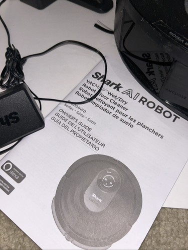 Shark AI VACMOP Black Robotic Vacuum and Mop with Self-Cleaning Brushroll - Picture 2 of 4