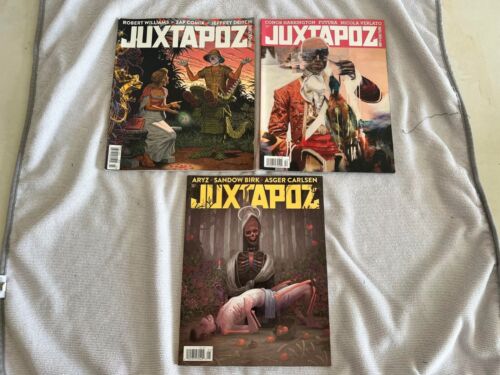 Lot of (3) Juxtapoz Magazine (Robert Williams/Futura/Aryz/Sandow Birk) - Picture 1 of 8