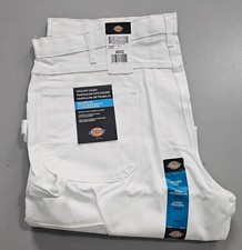 Dickies Sherwin-Williams White Utility Pants Painter Workwear Men 40x32 New NWT