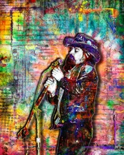 Ron Pigpen McKernan The GRATEFUL DEAD 16x20in Poster PIGPEN Art Free Shipping US