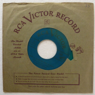 ROY ROGERS & DALE EVANS 45 RPM Single What a Friend... VG++ RCA Victor 7''