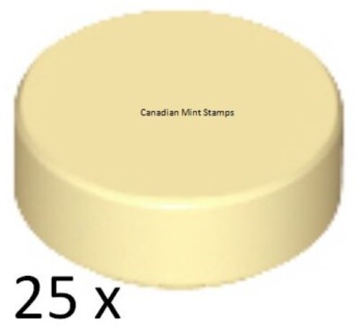 New Lego 25x Tan Tile, Round x 98138 35380 35381 39797