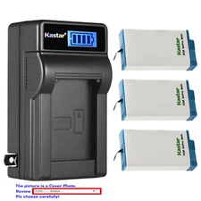 Kastar Battery LCD Wall Charger for GoPro MAX 360 Waterproof Action Camera