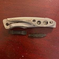 Parts from Stainless Leatherman SKELETOOL: One (1) part for Repair or Mod, bits