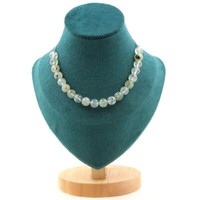 Prehnite D'afrique 20 Perlen Collier 8 Mm Chain