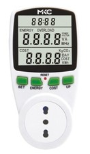 MISURATORE DI POTENZA 16A 230V CON DISPLAY lcd