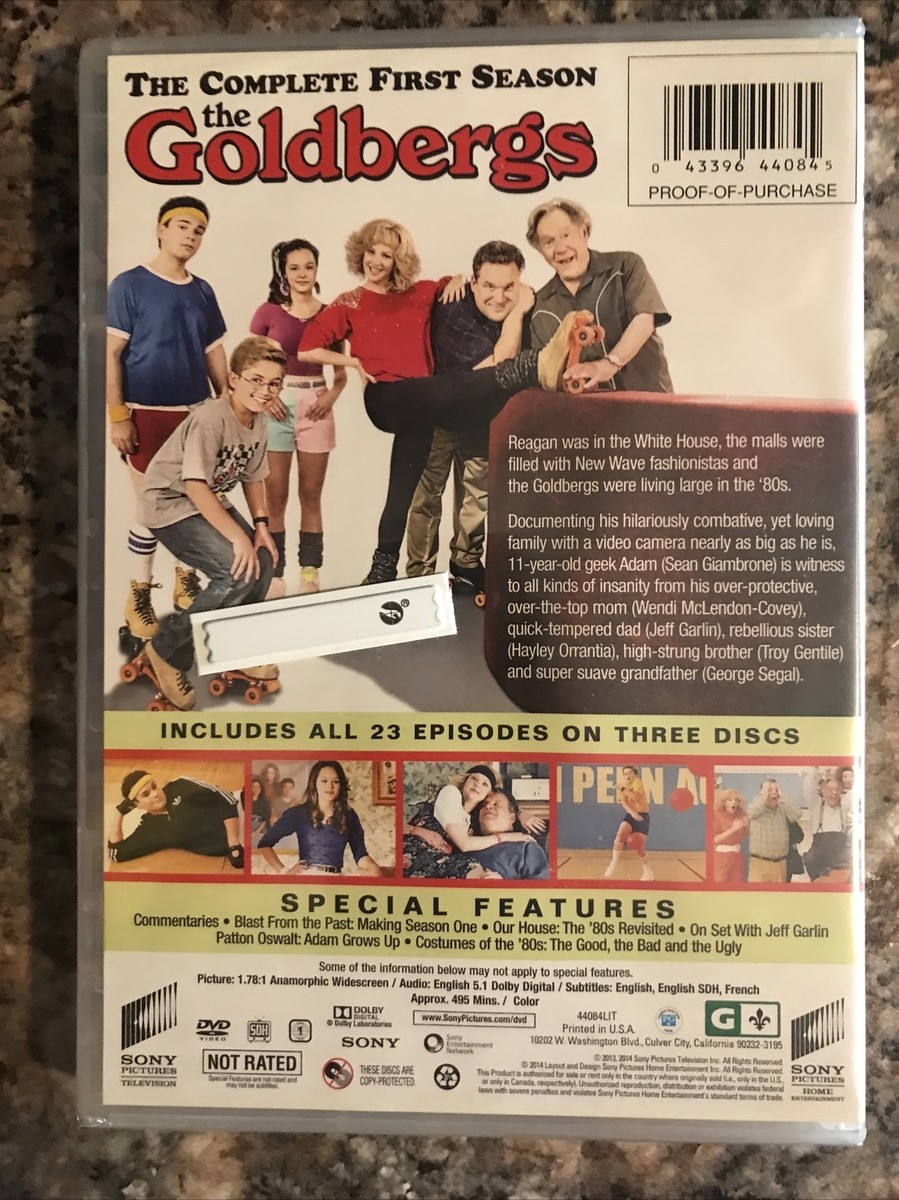 The Goldbergs: The Complete First Season (DVD) New Sealed