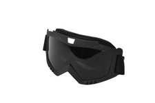 Ski Snowboard Goggles Shield Tinted Lens Black Adult Adjustable Foam Frame