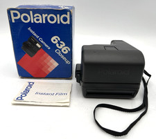 POLAROID 636 CLOSE UP INSTANT CAMERA W/ORIGINAL BOX NO FILM MADE IN UK