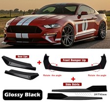 Front Bumper Lip Chin Spoiler Body Kit 29side Skirtrear Lip For Ford Mustang Front Bumper Lip Chin Spoiler Body Kit 29side Skirtrear Lip For Ford Mustang